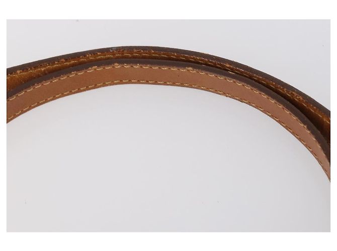 Céline Borsa a Spalla in Tela Macadam CELINE PVC 3 Pezzi Beige Marrone Auth 148968 - vista 20