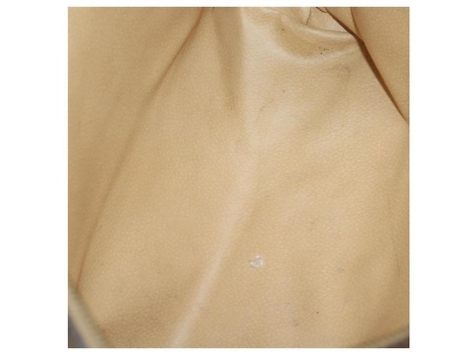 Céline Borsa a Spalla in Tela Macadam CELINE PVC 3 Pezzi Beige Marrone Auth 148968 - vista 8