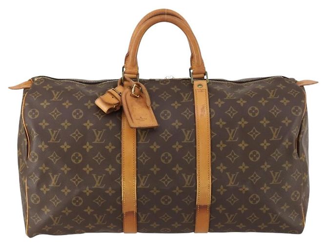 LOUIS VUITTON Monogram Keepall 50 Boston Tasche M41426 LV Auth 146831 Monogramm - Ansicht 13