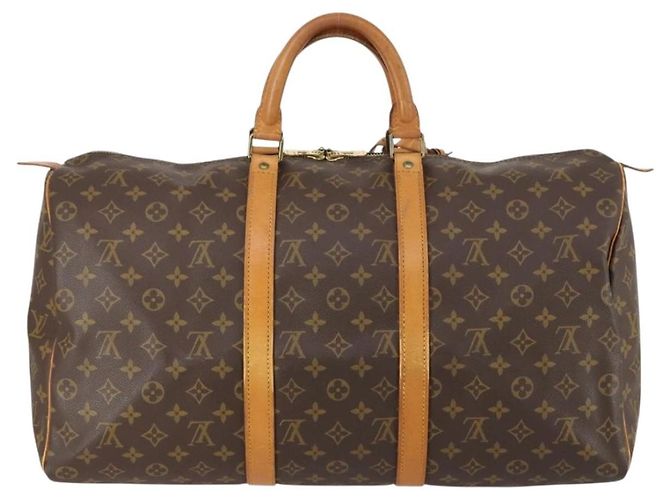 LOUIS VUITTON Monogram Keepall 50 Boston Tasche M41426 LV Auth 146831 Monogramm - Ansicht 2