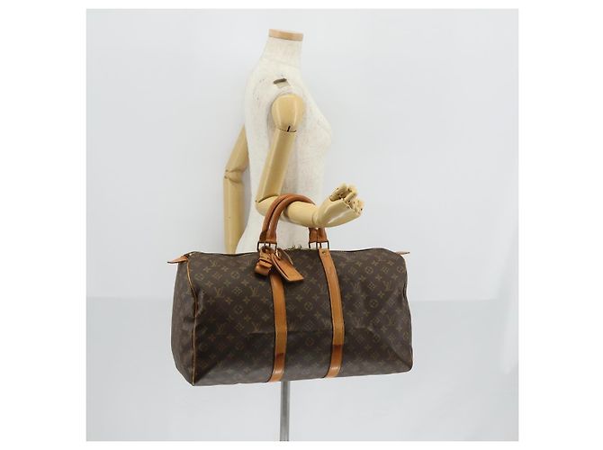 LOUIS VUITTON Monogram Keepall 50 Boston Tasche M41426 LV Auth 146831 Monogramm - Ansicht 22