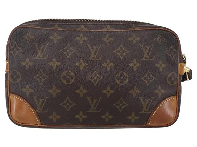 LOUIS VUITTON Clutch Marly Dragonne GM Monogram M51825 LV Auth 147827 Monogramma - vista 2