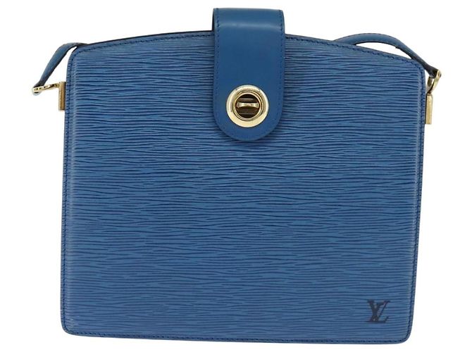 LOUIS VUITTON Borsa a Spalla Capuchin Epi Blu M52345 LV Auth bs30516 - vista 13