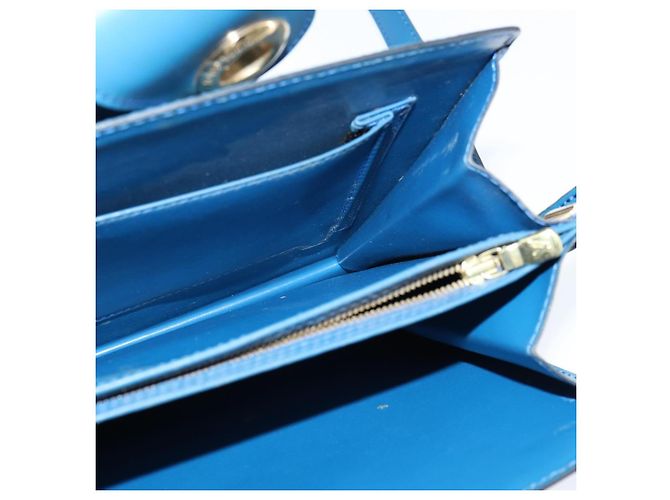 LOUIS VUITTON Borsa a Spalla Capuchin Epi Blu M52345 LV Auth bs30516 - vista 18