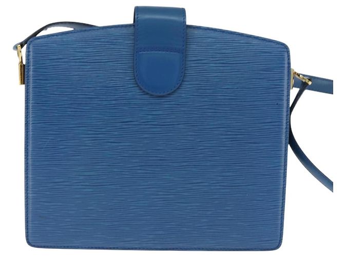 LOUIS VUITTON Borsa a Spalla Capuchin Epi Blu M52345 LV Auth bs30516 - vista 2