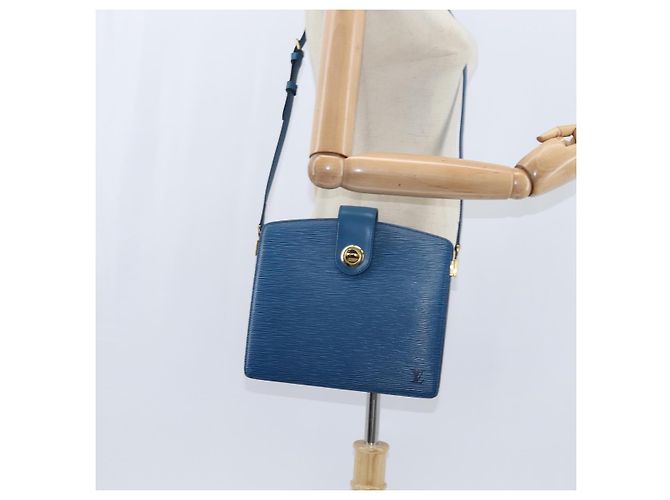 LOUIS VUITTON Borsa a Spalla Capuchin Epi Blu M52345 LV Auth bs30516 - vista 23