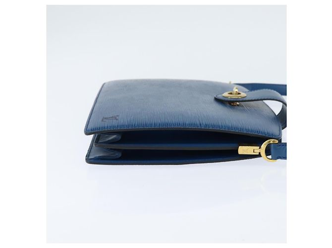 LOUIS VUITTON Borsa a Spalla Capuchin Epi Blu M52345 LV Auth bs30516 - vista 4