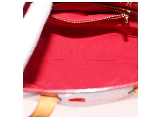LOUIS VUITTON Monogram Vernis Reade PM Borsa a Mano Rossa M91088 LV Auth 150266 Rosso - vista 11