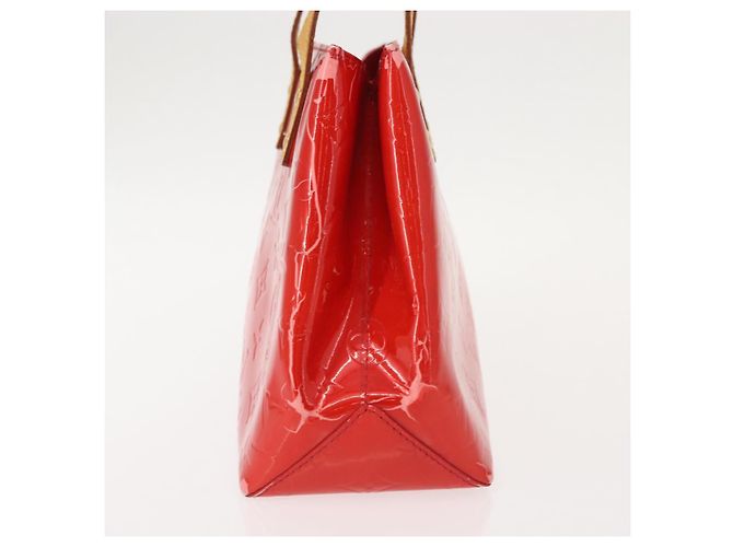 LOUIS VUITTON Monogram Vernis Reade PM Borsa a Mano Rossa M91088 LV Auth 150266 Rosso - vista 3