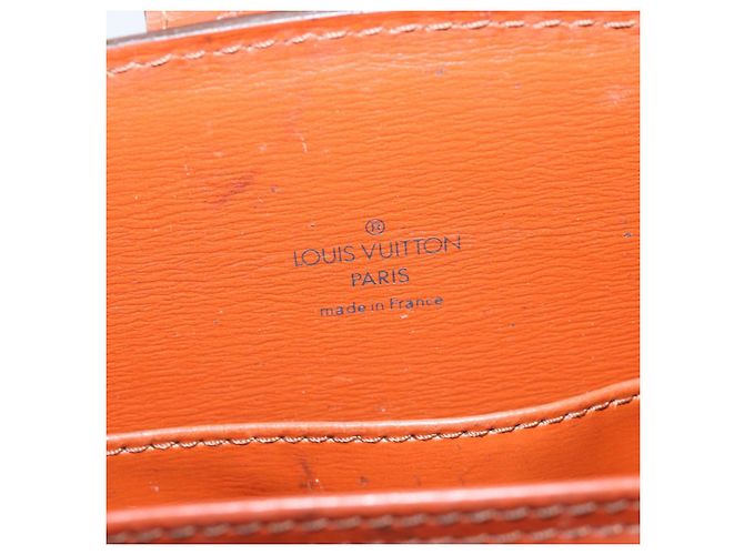 Borsa a Spalla Capuchin Epi Louis Vuitton Marrone M52343 LV Auth BA7425 - vista 17