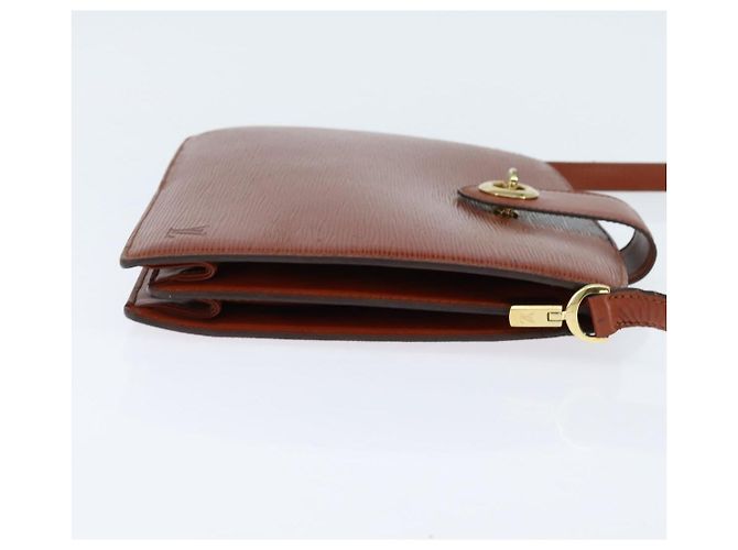 Borsa a Spalla Capuchin Epi Louis Vuitton Marrone M52343 LV Auth BA7425 - vista 4