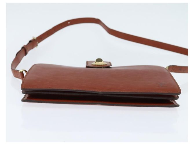 Borsa a Spalla Capuchin Epi Louis Vuitton Marrone M52343 LV Auth BA7425 - vista 5