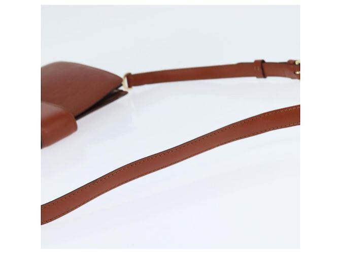 Borsa a Spalla Capuchin Epi Louis Vuitton Marrone M52343 LV Auth BA7425 - vista 7