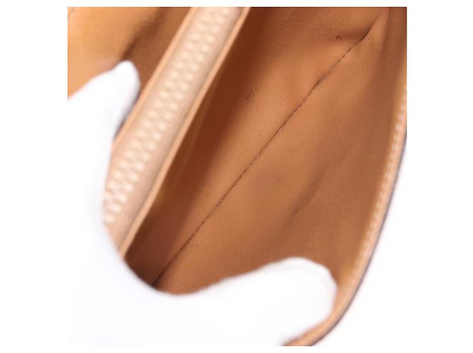 Céline Borsa a Spalla in Tela Macadam CELINE PVC Marrone Oro Auth ep11522 D'oro - vista 18