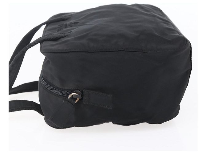 PRADA Borsa a mano in nylon nero Auth bs30539 - vista 4