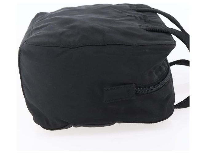 PRADA Borsa a mano in nylon nero Auth bs30539 - vista 5