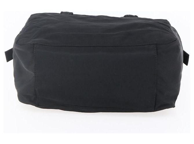 PRADA Borsa a mano in nylon nero Auth bs30539 - vista 9
