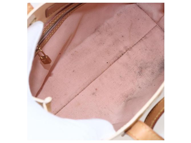 LOUIS VUITTON Borsa Reade PM Monogram Vernis Rosa Marshmallow M91306 Auth 150708 - vista 10