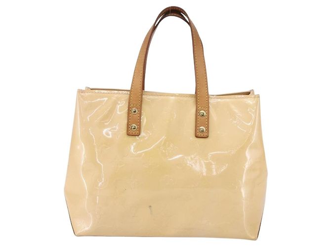 LOUIS VUITTON Borsa Reade PM Monogram Vernis Rosa Marshmallow M91306 Auth 150708 - vista 13