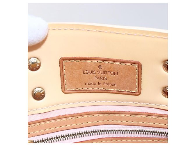 LOUIS VUITTON Borsa Reade PM Monogram Vernis Rosa Marshmallow M91306 Auth 150708 - vista 17