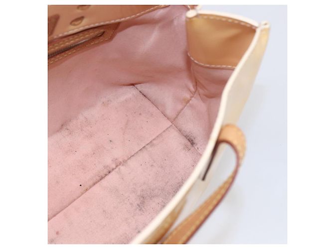 LOUIS VUITTON Borsa Reade PM Monogram Vernis Rosa Marshmallow M91306 Auth 150708 - vista 19