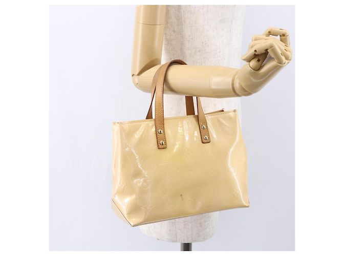 LOUIS VUITTON Borsa Reade PM Monogram Vernis Rosa Marshmallow M91306 Auth 150708 - vista 21
