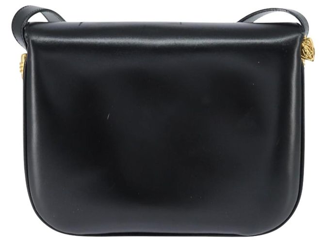 Borsa a Spalla in Pelle Nera e Oro GUCCI 001 406 0621 Auth BA7466 Nero D'oro - vista 3