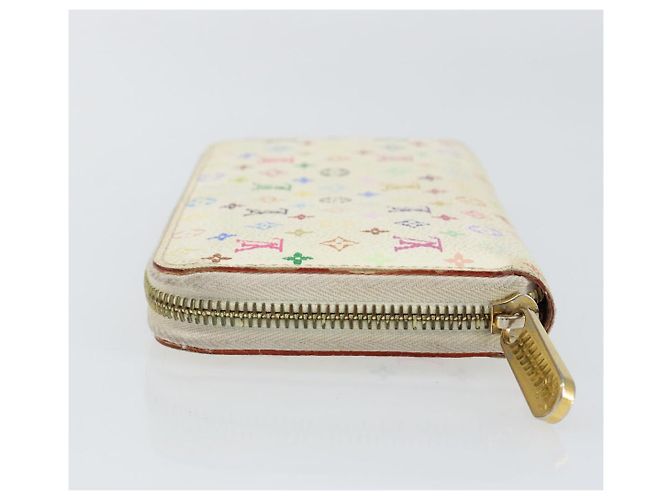 LOUIS VUITTON Monogram Multicolor Zippy Wallet Wallet White M60241 Auth 152436 - view 4