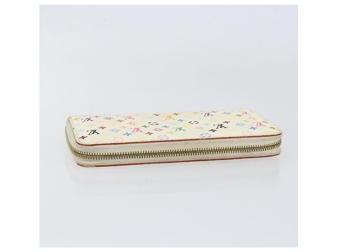 LOUIS VUITTON Monogram Multicolor Zippy Wallet Wallet White M60241 Auth 152436 - view 5