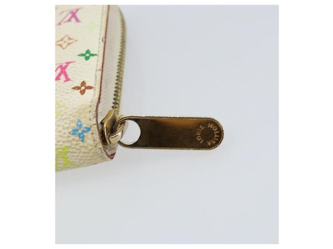 LOUIS VUITTON Monogram Multicolor Zippy Wallet Wallet White M60241 Auth 152436 - view 8