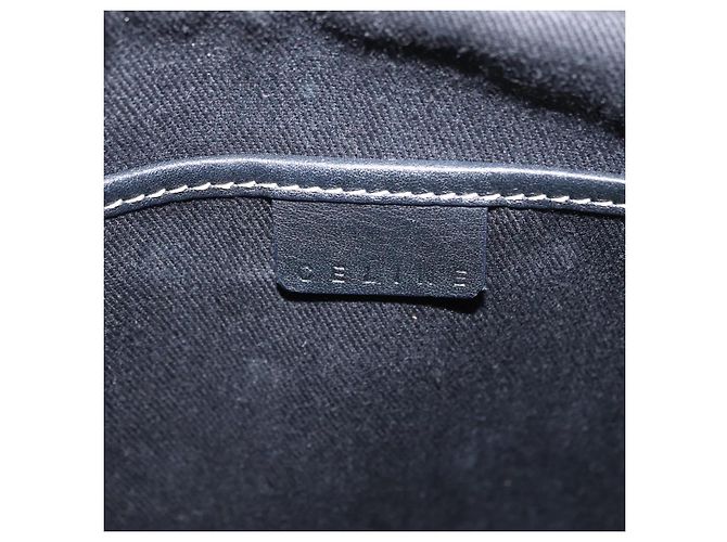 Céline Bolso de Hombro de Lona Macadam CELINE Gris Plata Auténtico ep11913 Castaño - vista 17
