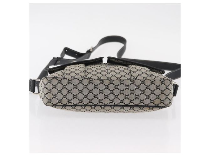 Céline Bolso de Hombro de Lona Macadam CELINE Gris Plata Auténtico ep11913 Castaño - vista 5