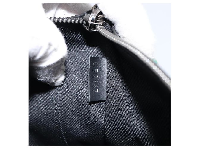CUSTODIA PER IPHONE LOUIS VUITTON Monogram Eclipse Fragment M64433 LV Auth 152417 Monogramma - vista 11