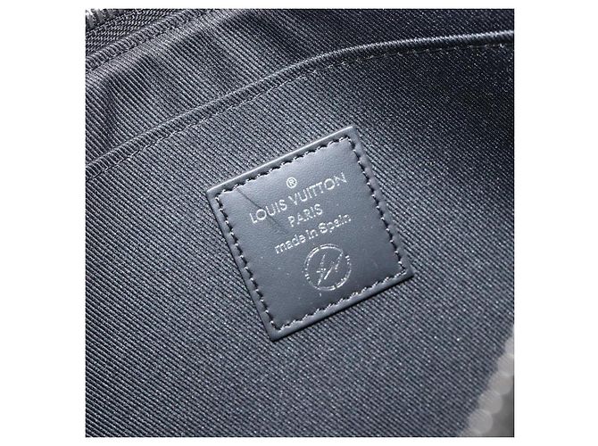 CUSTODIA PER IPHONE LOUIS VUITTON Monogram Eclipse Fragment M64433 LV Auth 152417 Monogramma - vista 17