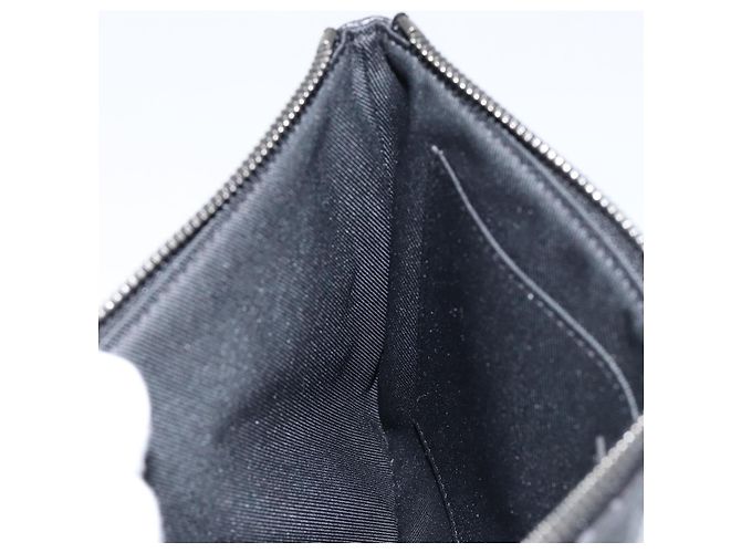 CUSTODIA PER IPHONE LOUIS VUITTON Monogram Eclipse Fragment M64433 LV Auth 152417 Monogramma - vista 19