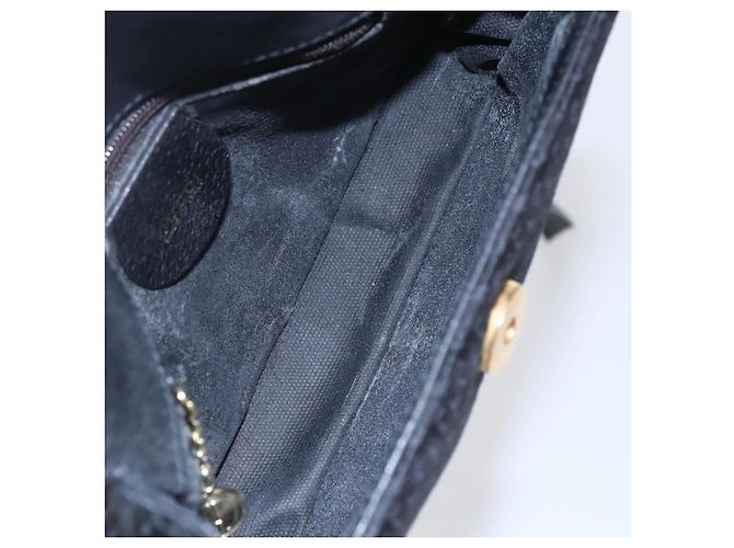 Borsa a Spalla GUCCI in Tela Nera e Oro Auth ep11952 Nero D'oro - vista 10