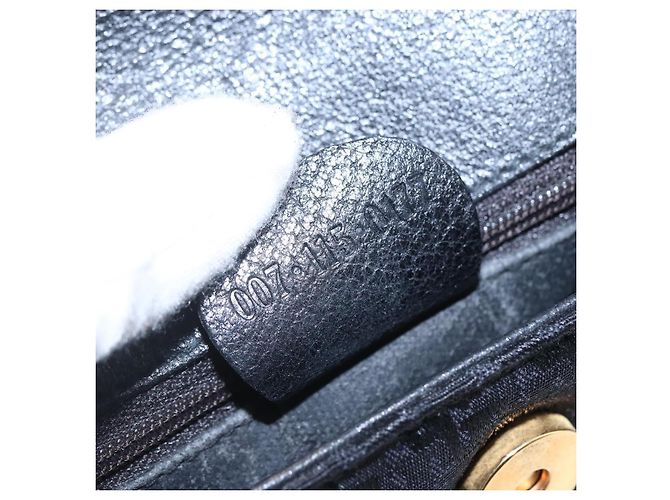 Borsa a Spalla GUCCI in Tela Nera e Oro Auth ep11952 Nero D'oro - vista 12