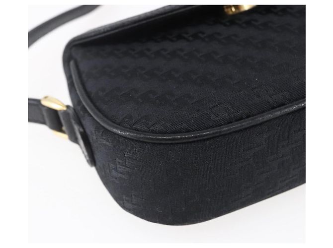 Borsa a Spalla GUCCI in Tela Nera e Oro Auth ep11952 Nero D'oro - vista 14