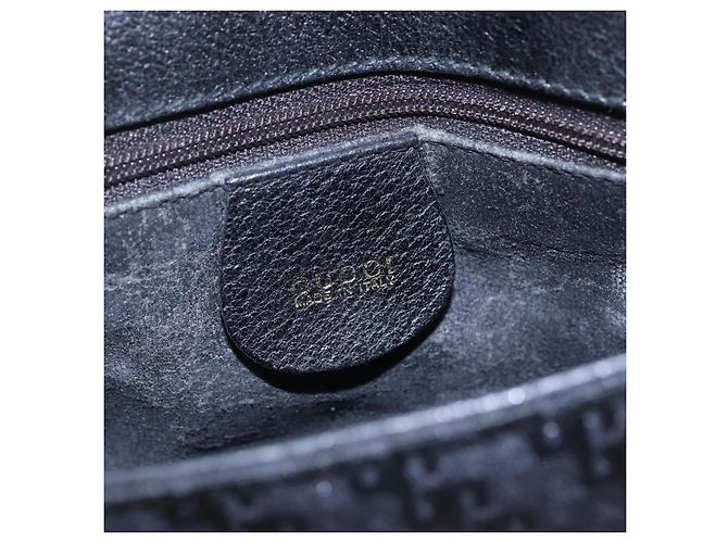 Borsa a Spalla GUCCI in Tela Nera e Oro Auth ep11952 Nero D'oro - vista 17