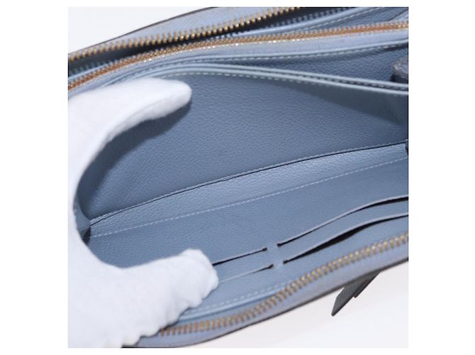 LOUIS VUITTON Zippy Wallet Empreinte Lang Wallet Lila M60570 LV Auth 149488 - Ansicht 18
