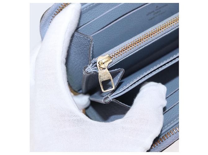 LOUIS VUITTON Zippy Wallet Empreinte Lang Wallet Lila M60570 LV Auth 149488 - Ansicht 19