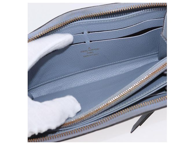 LOUIS VUITTON Zippy Wallet Empreinte Lang Wallet Lila M60570 LV Auth 149488 - Ansicht 9