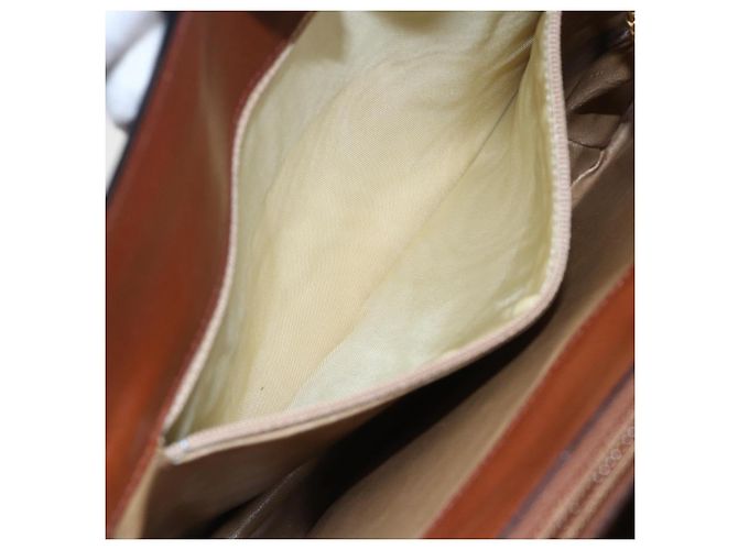 Céline Borsa a mano CELINE in pelle nera e oro Auth 152849 Nero D'oro - vista 12