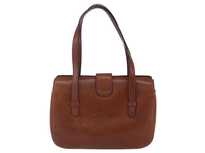 Céline Borsa a mano CELINE in pelle nera e oro Auth 152849 Nero D'oro - vista 2