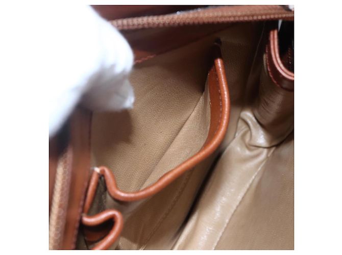 Céline Borsa a mano CELINE in pelle nera e oro Auth 152849 Nero D'oro - vista 20