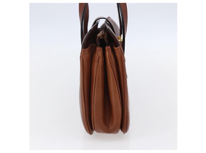 Céline Borsa a mano CELINE in pelle nera e oro Auth 152849 Nero D'oro - vista 3
