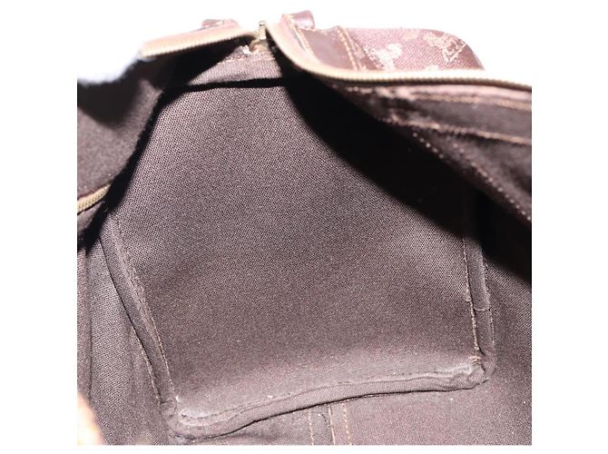 Céline Borsa Boston Celine C Sulky in tela marrone Auth 152078 - vista 18