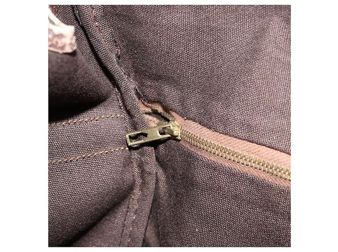 Céline Borsa Boston Celine C Sulky in tela marrone Auth 152078 - vista 20