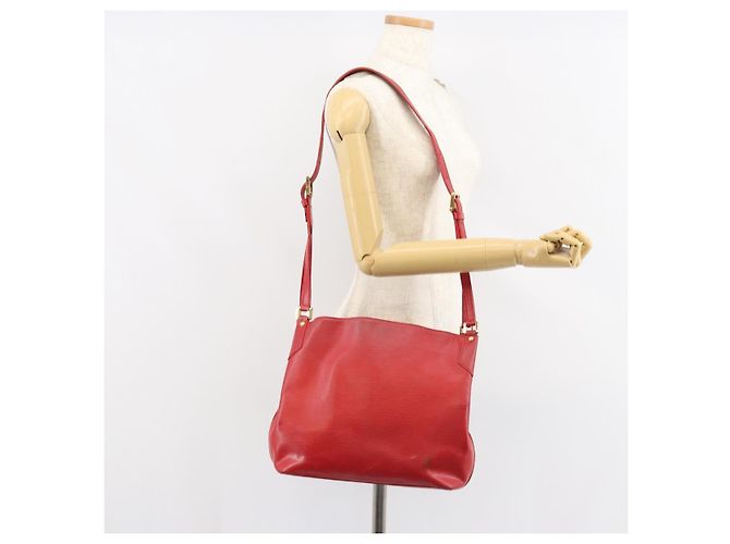 LOUIS VUITTON Borsa a Spalla Epi Mandala MM Rossa M5889E LV Auth 150251 Rosso - vista 23