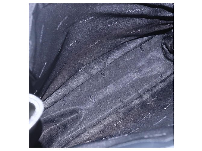 LOEWE Anagram Tote Bag aus PVC Leder Schwarz Silber Auth ep11707 - Ansicht 10